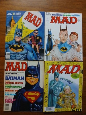 MAD Magazine BATMAN lot (4)#289,314,337,359