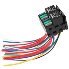 2Pack 12V 3 Way Fuse Relay Kit, 5 Pin SPDT 40A, Heavy Item Package Quantity: 2