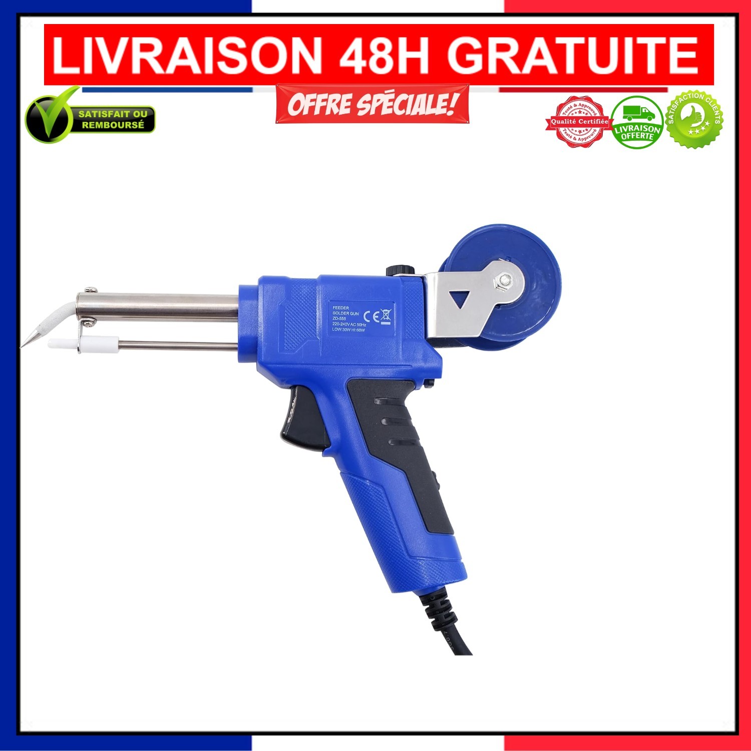 Fer à Souder Électrique 220V MKC Anti Fatigue pour Soudure Précise