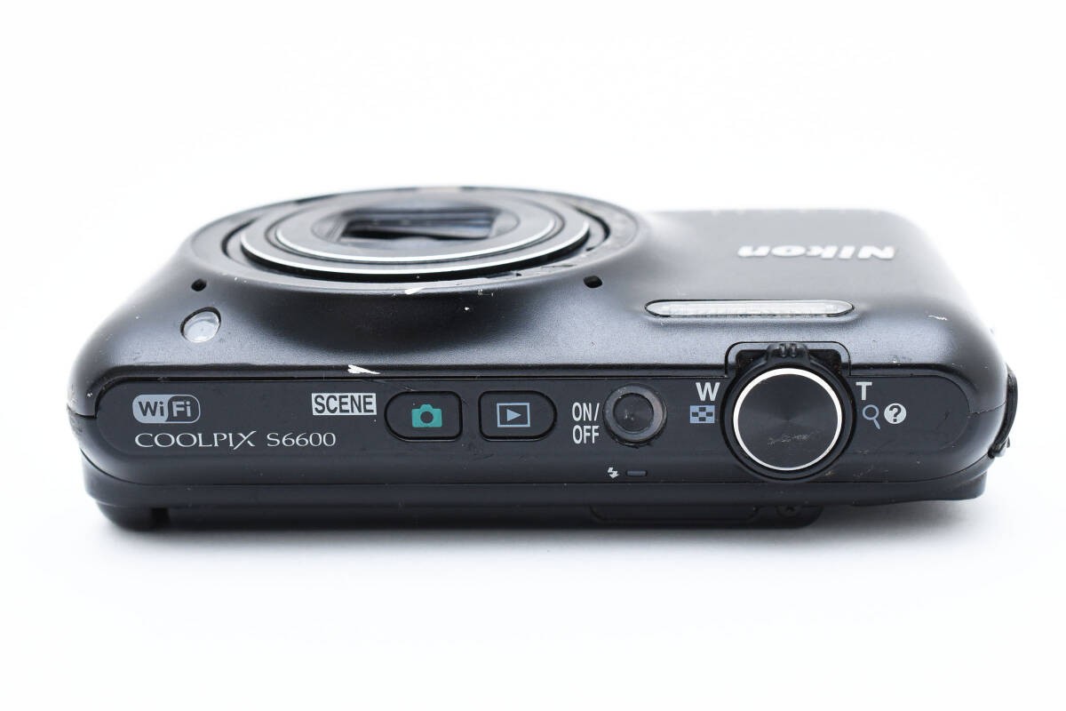 Nikon Coolpix S6600 Digital Camera Black Compact Optical
