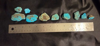 TURQUOISE KINGMAN   OLD STOCK ROUGH 100 GMS