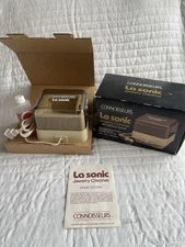 VTG Connoisseurs La Sonic Jewelry Cleaner Two Speed  UNTESTED 1986 New Old Stock