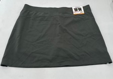 32 Degrees Cool Women's Soft 4-Way Stretch Comfort Skort, Green, Size XXL