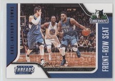 2016 Panini Threads Front-Row Seat Century Proof Red Karl-Anthony Towns #13 1u6