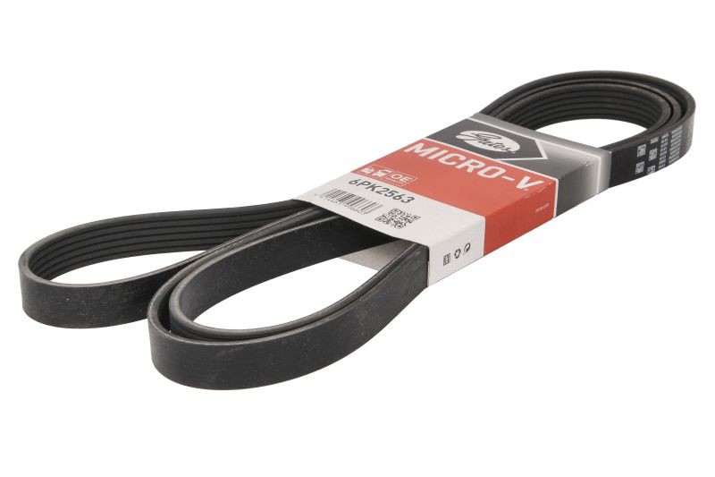 6 Rib Multi V Drive Belt 6PK2563 Gates 16070171 1607017180 5750YT 1340A117 New - Image 23