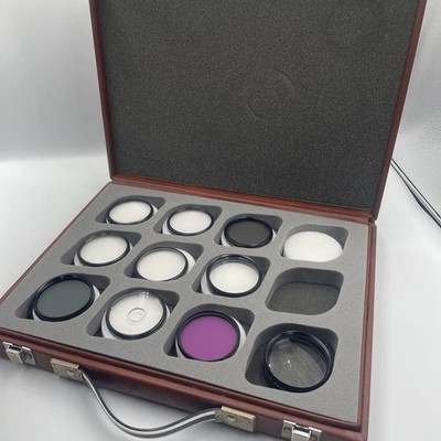 Lot of 10 Camera Lens Filters - Kenko 52mm Lens Filter Set with Case