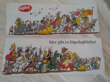 Mosaik Digedags 2x Aufkleber Hier gibt es Dig...