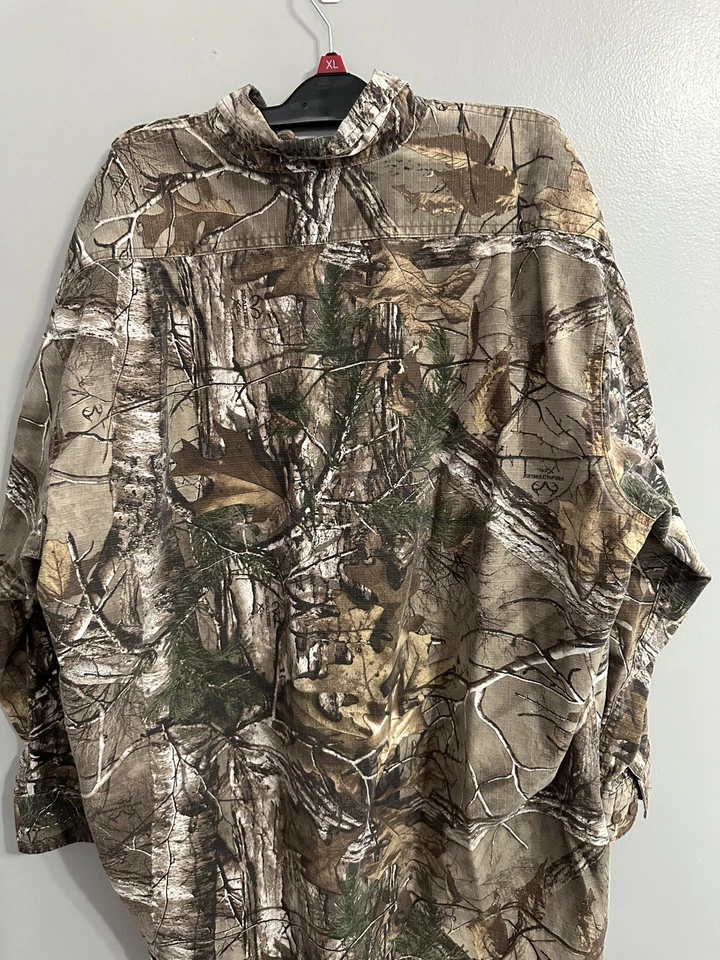 RedHead Realtree ap HD Camo Camouflage Button Up Hunting Shirt Men's 2XL - Image 2 of 3