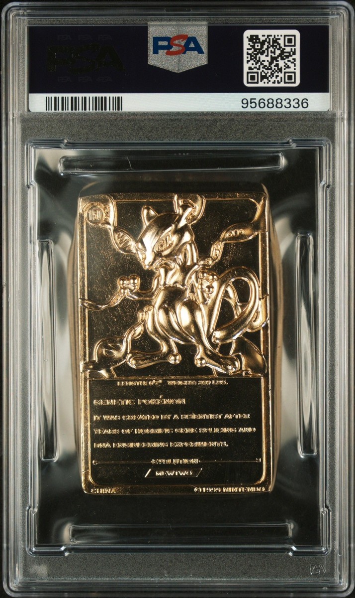 1999 BURGER KING POKEMON GOLD CARD MEWTWO NEAR MINT PSA 7 | eBay