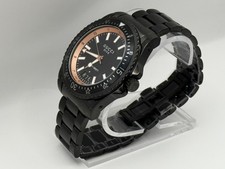 GUCCI Dive YA136213 Date Quartz Black Dial Mens Watch 45mm.