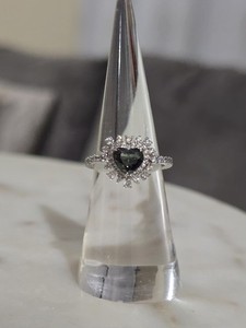 Bomb Party June 2026 Ring RG92012 "Hearts On Fire" Alexandrite on Rhodium Size 6
