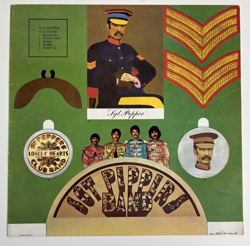 The Beatles Sgt Peppers Lonely Hearts Club Band 1984 UK Repress VG+/VG - Picture 4 of 6