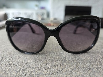 Gucci Sunglasses with Gold Logo Black Lenses black Frame 