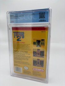 Tetris 2 (NES, 1993) &ndash; CGC 8.5 CIB &ndash; Nintendo Entertainment System &ndash; Graded