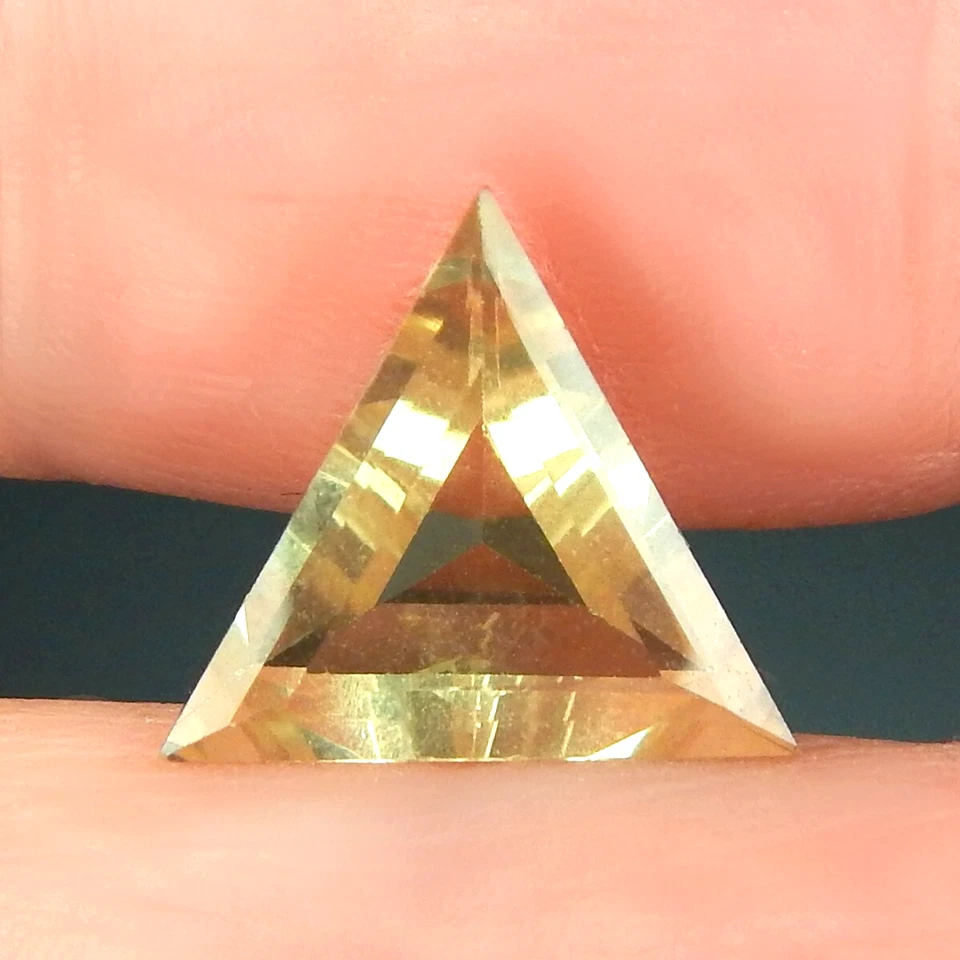 BEST 2.8ct Yellow Red Oregon Sunstone Copper Schiller Natural Mined Unheated USA - Image 3 of 4