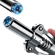 Grease Gun Coupler Grease Gun Tips,Quick Lock Double Handles Grease Gun Tip