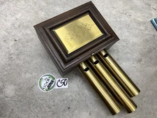 Broan C305 Walnut Brass Real Wood Door Chime