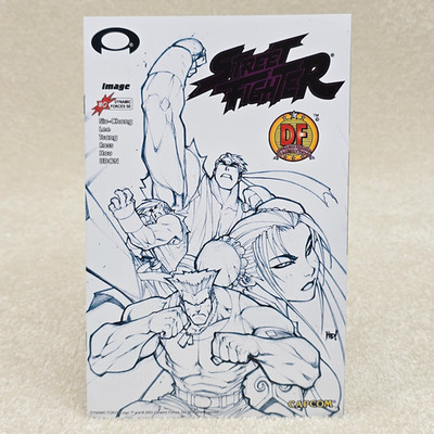 Street Fighter #0 Dynamic Forces Exclusive Foil Sketch Cover VTG