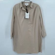 Pomander Place by Tuckernuck Tan Polly Dress size L NWT Shift Silhouette Shirt