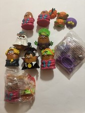 McDonald's 1992 Happy Meal Halloween McNugget Nugget Buddies Set of 7 extra