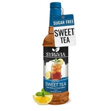 Syruvia sciroppo di tè dolce senza zucchero 25,4 fl oz, per bevande, sode e altro