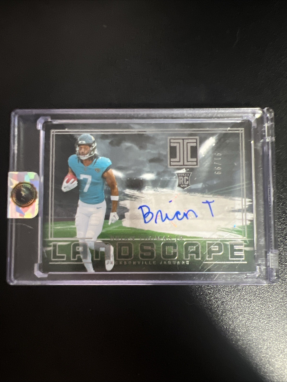 2024 Panini Impeccable - Rookie Landscape Brian Thomas Jr. #RLA-BTJ /99 (AU, RC)