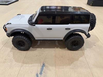Traxxas Trx4 1/10 2021 White Ford Bronco Lightly used