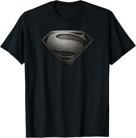 DC Comics Superman Black Kryptonian T Shirt Size S - 5XL Gift For Friends