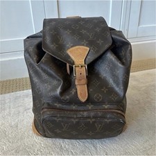 Louis Vuitton Monogram Canvas Leather Backpack Style montsouri GM backpack