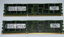 Lot of 2 Kingston KVR1333D3D4R9S8G PC3-10600 RDIMM 1333 MHz DDR3 SDRAM
