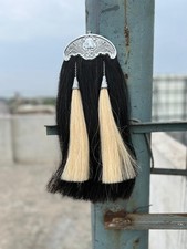 Scottish Handmade 100 Original Long Horse Hair Antique Mens Kilt outfit Sporran