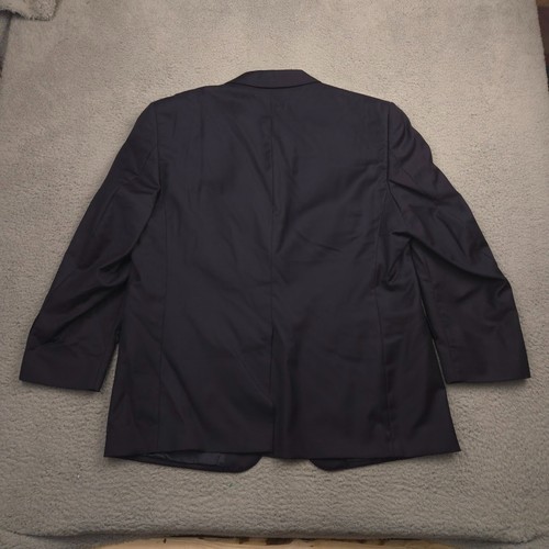 Jos A Bank Signature Gold Men 48R Navy Wool Blazer Sport Coat Jacket Gold Button - Picture 10 of 10