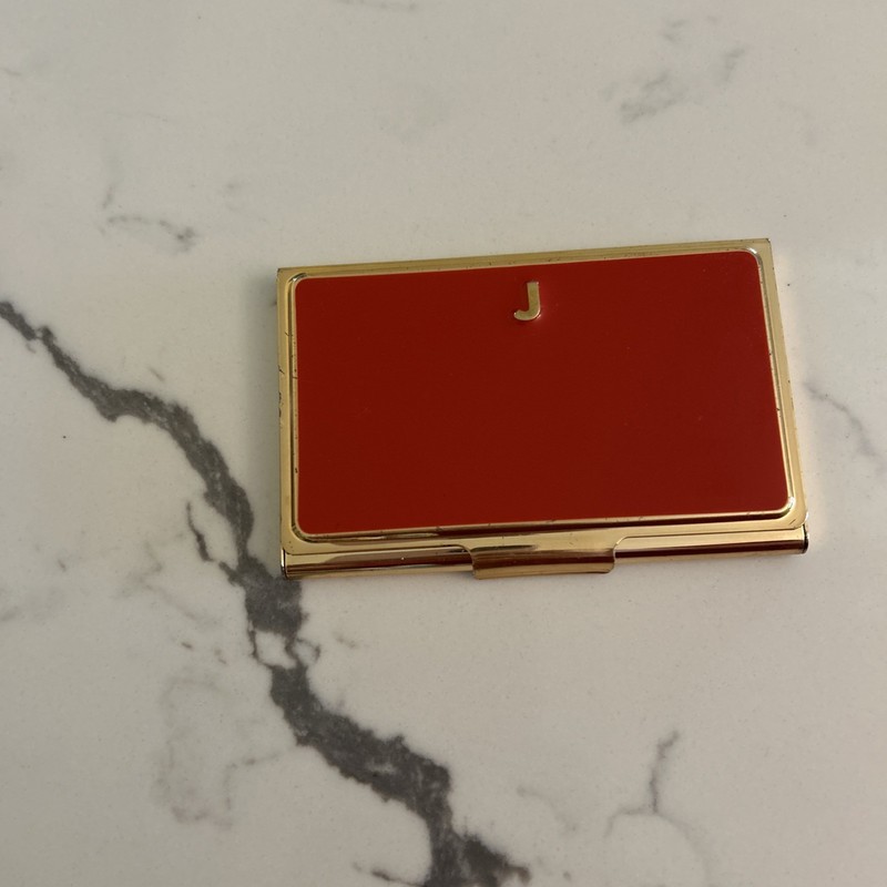 Kate Spade/ Lenox One In 1 Million Business Card Holder “J”