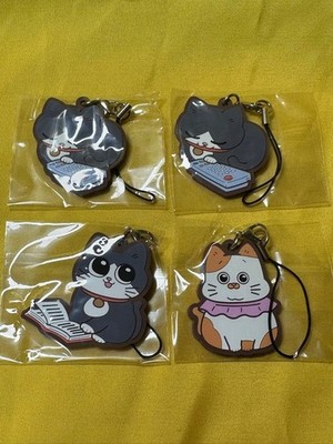 Reincarnated as a Cat Capsule Rubber Strap Cute Character Keychain