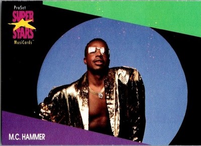1991 Pro Set Musicards - Music Stars - M.C. Hammer