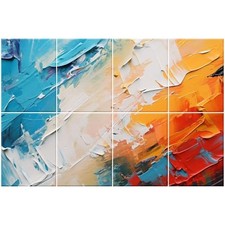 Decorative Acoustic Panels 8 Pack, 48"x32" Large Sound 48 X 32 Inches Paintings