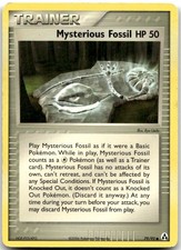 mysterious fossil pokemon card price - Fossil [COMMON] [1st Edition] [Near Mint] Play Mysterious Fossil as if it were a Basic Pokémon Fossil Excavator Price & Card
