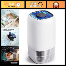 High Efficiency Air Purifier for Home, 1076 Ft , Pet Hair, Odors, Smoke, 3 Speed