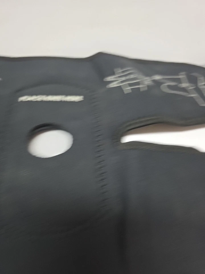 mueller knee brace hook and loop closure one size microbe shield black - Image 4 of 4