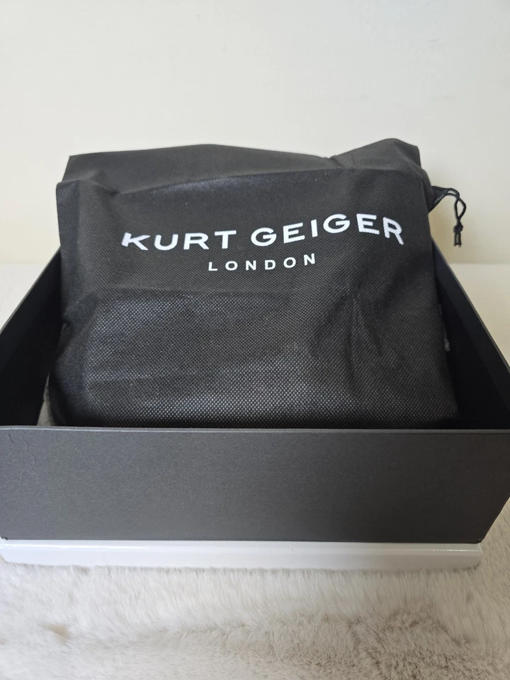 Sandalias Kurt Geiger Mujer Octavia Embellecidas High Hills Negras Talla 9 Foto 4 de 4