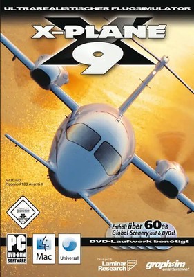 X-Plane 9 incl. Global Scenery (PC+MAC)