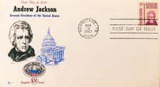 Cover Craft Cachets 1286 Andrew Jackson 200th Birthday Hermitage TN