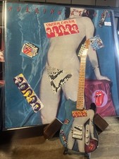 Rolling Stones Under Cover Officially Licensed 10” Mini Axe Display Guitar New!