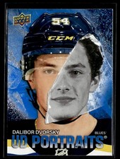 2025-26 Upper Deck Series 1 UD Portraits Sparkle #P-22 Dalibor Dvorsky