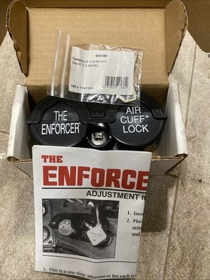 The Enforcer Lock Tractor Trailer Air Cuff Brake Lock Black With Key New #3000