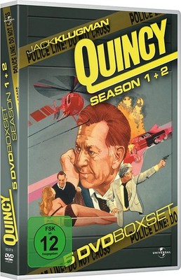 Quincy - Season 1 + 2 [5 DVDs] Jack Klugman