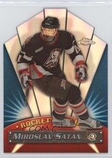 2000-01 Topps Chrome Rocket's Flare Refractor Miroslav Satan #RF9 tw0
