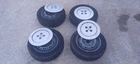 4 14 iron wheels with cups for Fiat Regata 70s, 2nd act.  [2670.25]