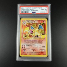PSA 10 Charizard 4/102 Pokemon Celebrations Classic Collection Holo Graded Card