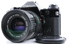 Canon AE-1 Program AE-1 P 35mm Camera BLACK FD 35-70mm f/3.5-4.5 Tested MINT